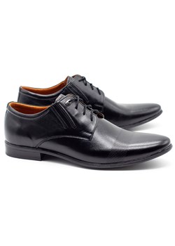 Buty męskie skórzane wizytowe 481 czarne ze sklepu butyolivier w kategorii Buty eleganckie męskie - zdjęcie 162372141