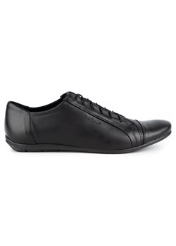 Eleganckie buty męskie do jeansów C23 czarne ze sklepu butyolivier w kategorii Buty eleganckie męskie - zdjęcie 162374393