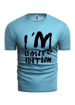 koszulka wm11b - turkus ze sklepu Risardi w kategorii T-shirty męskie - zdjęcie 162382094