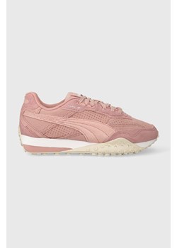 Puma sneakersy zamszowe kolor różowy ze sklepu PRM w kategorii Buty sportowe męskie - zdjęcie 162390543