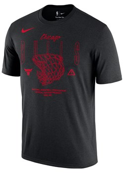 T-shirt męski Nike NBA Chicago Bulls Courtside Max90 - Czerń ze sklepu Nike poland w kategorii T-shirty męskie - zdjęcie 162395220