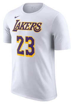 T-shirt męski Los Angeles Lakers Nike NBA - Biel ze sklepu Nike poland w kategorii T-shirty męskie - zdjęcie 162395234