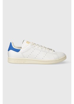 adidas Originals sneakersy skórzane STAN SMITH kolor biały ID2037 ze sklepu PRM w kategorii Buty sportowe męskie - zdjęcie 162411383
