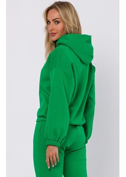 Bluza damska z kapturem soczysta zieleń M759, Kolor intensywna zieleń, Rozmiar L/XL, MOE ze sklepu Primodo w kategorii Bluzy damskie - zdjęcie 162419500