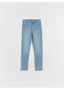 Reserved - Jeansy skinny high waist - niebieski ze sklepu Reserved w kategorii Spodnie dziewczęce - zdjęcie 162422082