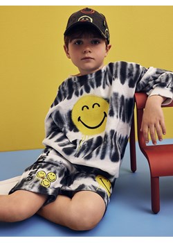 Reserved - Bluza oversize SmileyWorld® - czarny ze sklepu Reserved w kategorii Bluzy chłopięce - zdjęcie 162425134