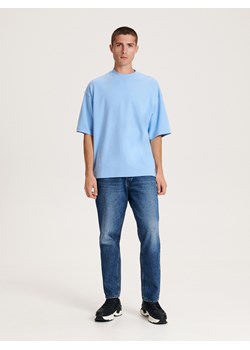 Reserved - T-shirt oversize - jasnoniebieski ze sklepu Reserved w kategorii T-shirty męskie - zdjęcie 162426350
