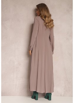 Ciemnobeżowa Sukienka Hillcrest ze sklepu Renee odzież w kategorii Sukienki - zdjęcie 162489472