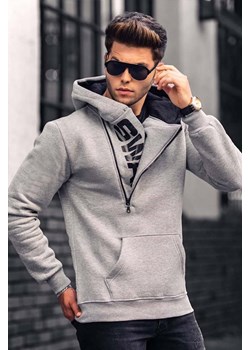 Bluza męska TUCKER GREY ze sklepu Ivet Shop w kategorii Bluzy męskie - zdjęcie 162490222