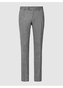 Spodnie do garnituru z delikatnym tkanym wzorem model 'Tomte' ze sklepu Peek&Cloppenburg  w kategorii Spodnie męskie - zdjęcie 162498000