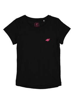 4F Koszulka w kolorze czarnym ze sklepu Limango Polska w kategorii Bluzki dziewczęce - zdjęcie 162498134