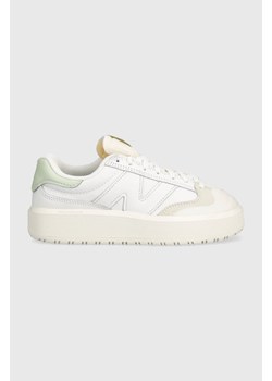 New Balance sneakersy skórzane CT302SG kolor biały ze sklepu PRM w kategorii Buty sportowe damskie - zdjęcie 162501461