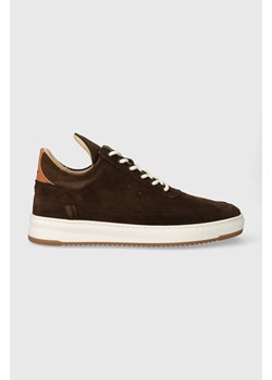 Filling Pieces sneakersy zamszowe Low Top Suede kolor brązowy 10123081933 ze sklepu PRM w kategorii Trampki męskie - zdjęcie 162501503