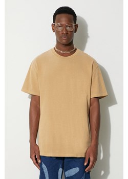KSUBI t-shirt bawełniany kolor beżowy z nadrukiem ze sklepu PRM w kategorii T-shirty męskie - zdjęcie 162501561