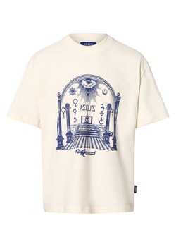 PEQUS T-shirt męski Mężczyźni Bawełna écru nadruk ze sklepu vangraaf w kategorii T-shirty męskie - zdjęcie 162505093