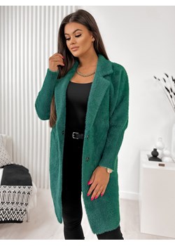 płaszcz alpaka slawa zielony one size ze sklepu UBRA w kategorii Płaszcze damskie - zdjęcie 162508634