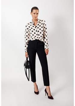 Klasyczne spodnie w czarnym kolorze ze sklepu Molton w kategorii Spodnie damskie - zdjęcie 162510934