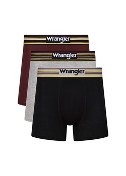 Wrangler 3-pack klasyczne bokserki męskie Ford, Kolor czarno-szaro-czerwony, Rozmiar M, Wrangler ze sklepu Intymna w kategorii Majtki męskie - zdjęcie 162514900