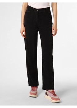 VG Sztruksy Kobiety czarny jednolity ze sklepu vangraaf w kategorii Spodnie damskie - zdjęcie 162524392