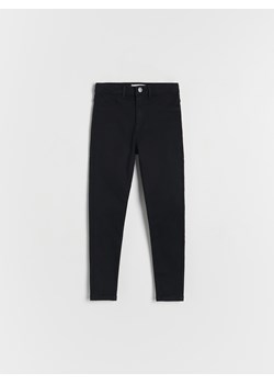 Reserved - Jeansy skinny high waist - czarny ze sklepu Reserved w kategorii Spodnie dziewczęce - zdjęcie 162525363