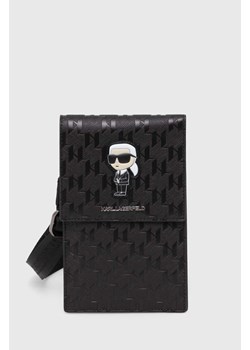 Karl Lagerfeld pokrowiec na telefon kolor czarny ze sklepu ANSWEAR.com w kategorii Etui - zdjęcie 162527192