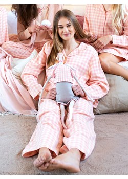 Klasyczna flanelowa piżama z koszulą i spodniami - S ze sklepu PH KEY Sp. z o.o.  w kategorii Koszule nocne - zdjęcie 162530100