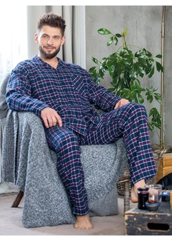 Klasyczna piżama męska w stylu garniturowym - M ze sklepu PH KEY Sp. z o.o.  w kategorii Piżamy męskie - zdjęcie 162530350