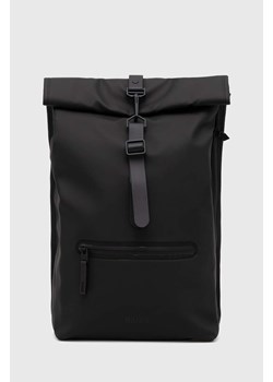 Rains plecak 13320 Backpacks kolor czarny duży gładki ze sklepu PRM w kategorii Plecaki - zdjęcie 162530780