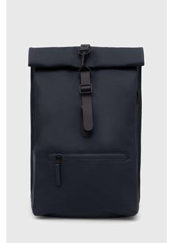 Rains plecak 13320 Backpacks kolor granatowy duży gładki ze sklepu PRM w kategorii Plecaki - zdjęcie 162530782