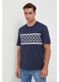 Michael Kors t-shirt bawełniany kolor granatowy z nadrukiem ze sklepu ANSWEAR.com w kategorii T-shirty męskie - zdjęcie 162537104