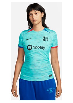 Damska koszulka piłkarska Nike Dri-FIT FC Barcelona Stadium 2023/24 (wersja trzecia) - Niebieski ze sklepu Nike poland w kategorii Bluzki damskie - zdjęcie 162542291