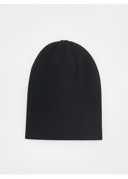Reserved - Dwustronna czapka beanie - czarny ze sklepu Reserved w kategorii Czapki zimowe męskie - zdjęcie 162556780