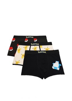 Cropp - 3 pack bokserek Pokémon - żółty ze sklepu Cropp w kategorii Majtki męskie - zdjęcie 162569330