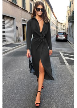 Sukienka FICHOZA BLACK ze sklepu Ivet Shop w kategorii Sukienki - zdjęcie 162574292