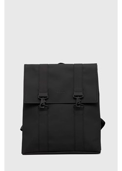 Rains plecak 13300 Backpacks kolor czarny duży gładki ze sklepu PRM w kategorii Plecaki - zdjęcie 162574500