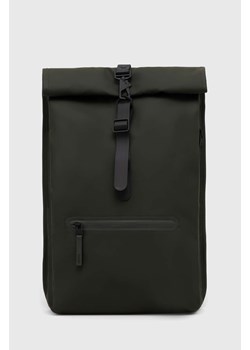 Rains plecak 13320 Backpacks kolor zielony duży gładki ze sklepu PRM w kategorii Plecaki - zdjęcie 162574510