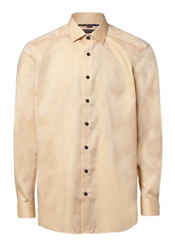 Finshley & Harding Koszula męska Mężczyźni Modern Fit Bawełna złoty jednolity ze sklepu vangraaf w kategorii Koszule męskie - zdjęcie 162575552