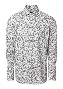 Finshley & Harding Koszula męska Mężczyźni Slim Fit Bawełna jasnoniebieski wzorzysty ze sklepu vangraaf w kategorii Koszule męskie - zdjęcie 162575560