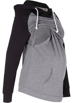 Bluza dresowa ciążowa i do karmienia piersią ze sklepu bonprix w kategorii Bluzy ciążowe - zdjęcie 162609131