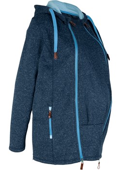 Bluza rozpinana z polaru, ciążowa z wstawką na nosidełko ze sklepu bonprix w kategorii Bluzy ciążowe - zdjęcie 162609140