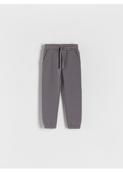 Reserved - Dresowe spodnie jogger - ciemnoszary ze sklepu Reserved w kategorii Spodnie i półśpiochy - zdjęcie 162627703