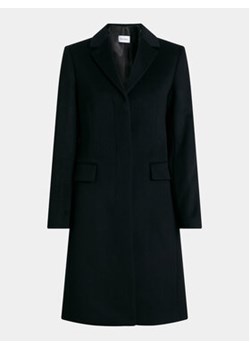 Calvin Klein Płaszcz wełniany Essential K20K206877 Czarny Regular Fit ze sklepu MODIVO w kategorii Płaszcze damskie - zdjęcie 162629172
