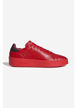 adidas Originals sneakersy skórzane Stan Smith Relasted kolor czerwony H06183 ze sklepu PRM w kategorii Buty sportowe męskie - zdjęcie 162637813