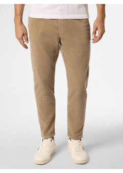 Only&Sons Spodnie Mężczyźni Bawełna beżowy jednolity ze sklepu vangraaf w kategorii Spodnie męskie - zdjęcie 162638171