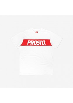 Męski t-shirt z nadrukiem Prosto Klassio - biały ze sklepu Sportstylestory.com w kategorii T-shirty męskie - zdjęcie 162641813