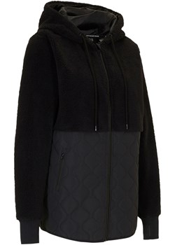 Bluza rozpinana z polaru baranka w pikowany wzór ze sklepu bonprix w kategorii Bluzy ciążowe - zdjęcie 162647062