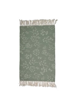 Dywan z frędzlami -zielony w roślinny wzór 60x90cm ze sklepu 5.10.15 w kategorii Dywany - zdjęcie 162696850