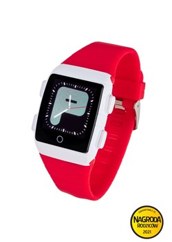 Smartwatch Garett Teen 5 - czerwony ze sklepu 5.10.15 w kategorii Zegarki - zdjęcie 162698811