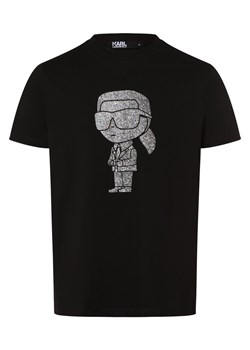KARL LAGERFELD T-shirt męski Mężczyźni Bawełna czarny nadruk ze sklepu vangraaf w kategorii T-shirty męskie - zdjęcie 162706522
