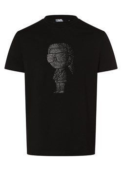 KARL LAGERFELD T-shirt męski Mężczyźni Bawełna czarny nadruk ze sklepu vangraaf w kategorii T-shirty męskie - zdjęcie 162706523
